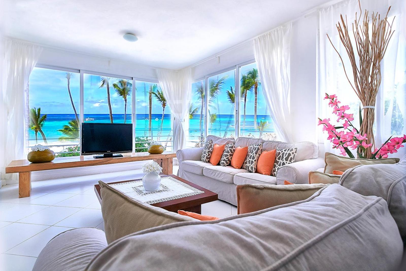 Prime Ocean View Punta Cana Apartments - 3-Bedroom Getaway With Private Terrace On Bavaro Beach Εξωτερικό φωτογραφία